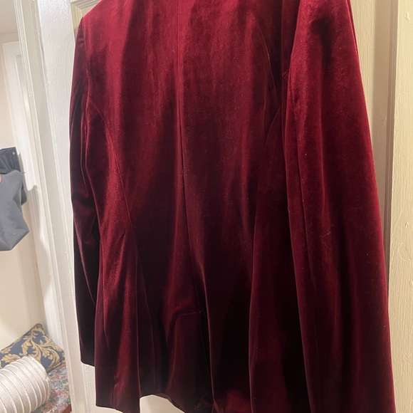 I.N.C. International Concepts Women's Velvet Blazer, Size Medium - Picture 3 of 3